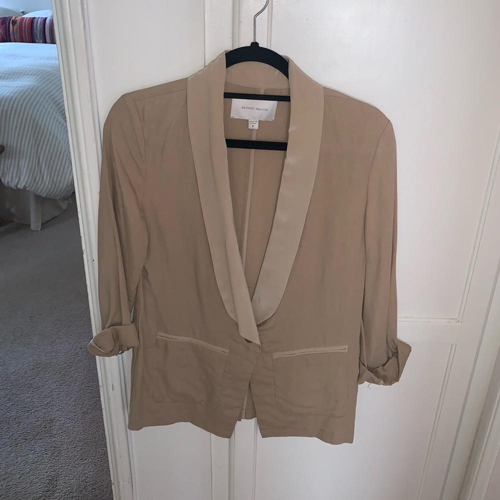 Brochu Walker Tencel Linen Blazer